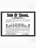 Sale of Slaves: 12 Negroes 1851 Missouri Auction
