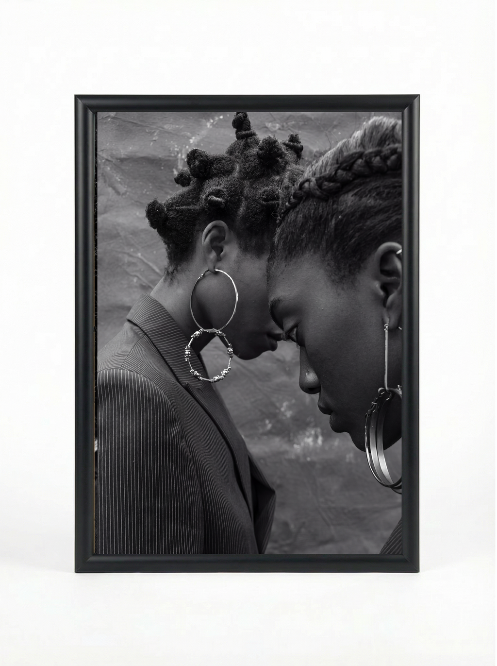 2 Sistaz — Black & White Fine Art Portrait Poster