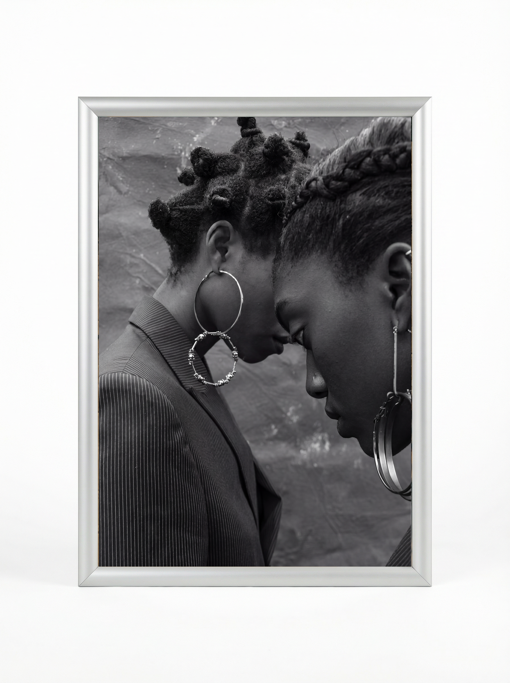 2 Sistaz — Black & White Fine Art Portrait Poster