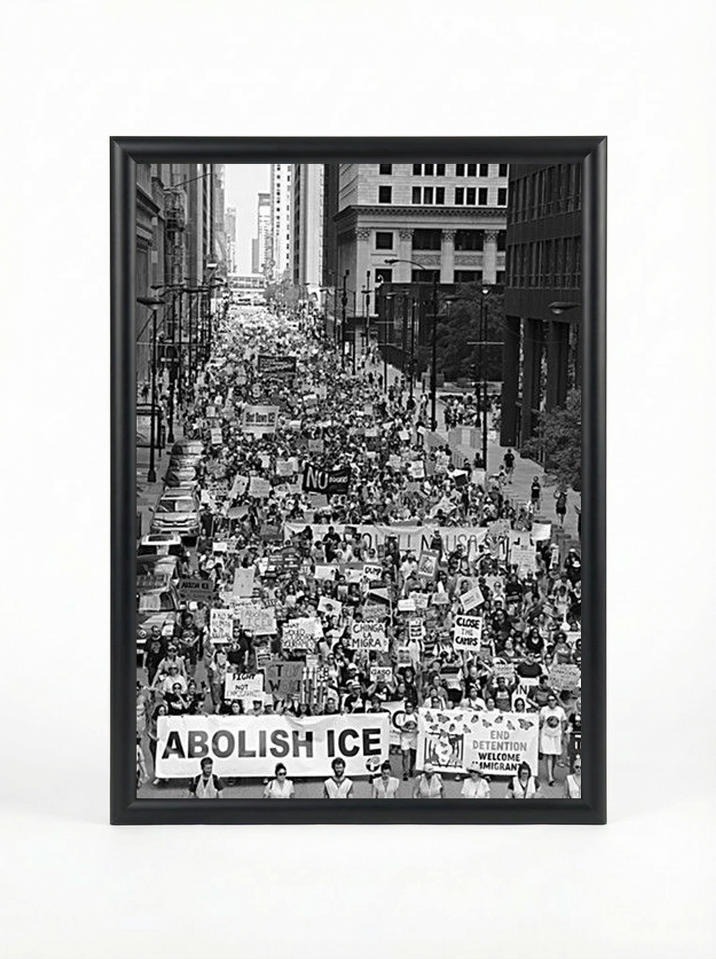 Abolish ICE: Thousands March Through Downtown Streets