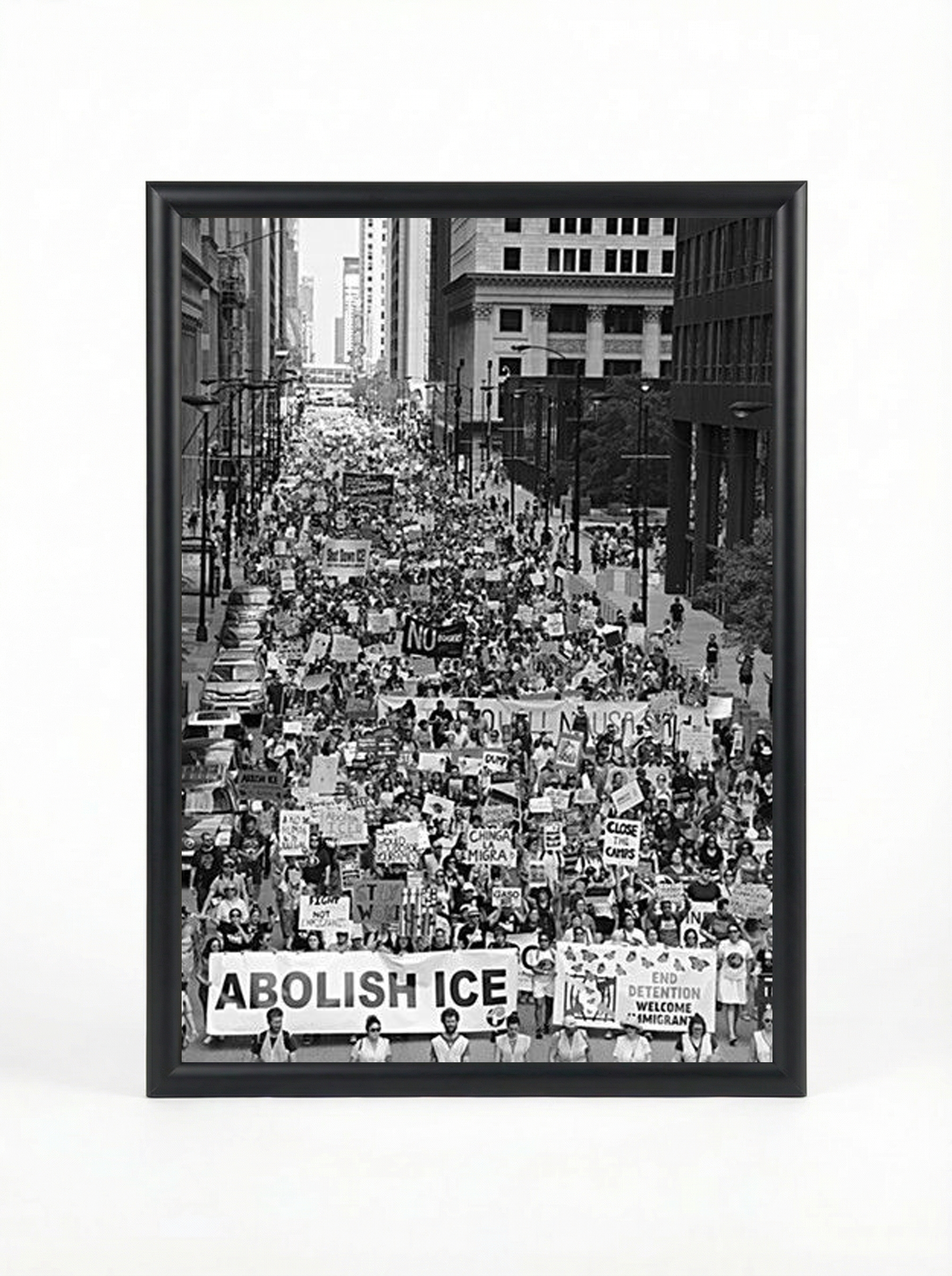Abolish ICE: Thousands March Through Downtown Streets