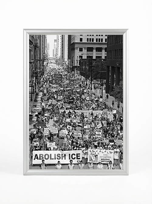 Abolish ICE: Thousands March Through Downtown Streets