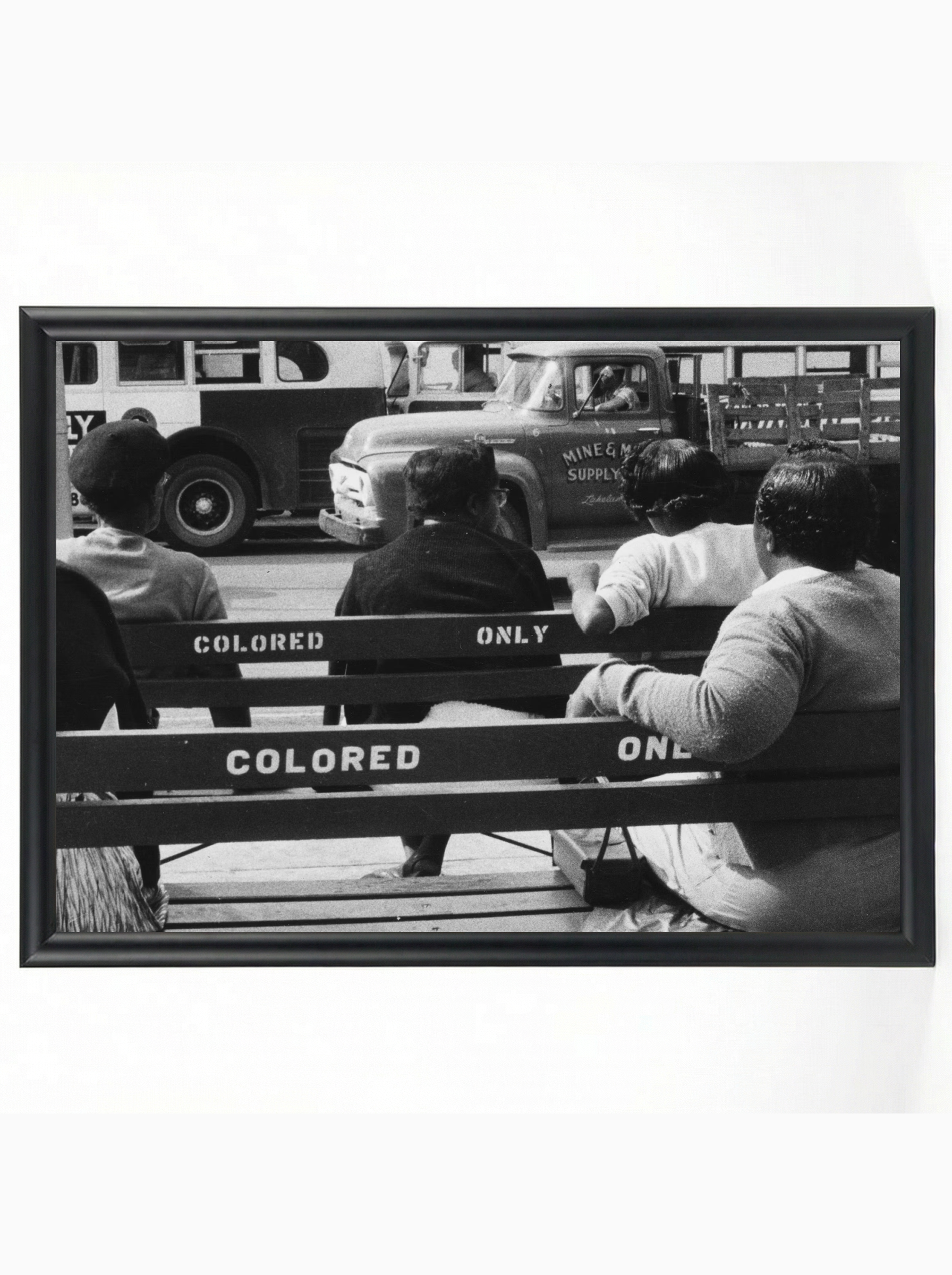 Colored Only: Segregated Public Benches