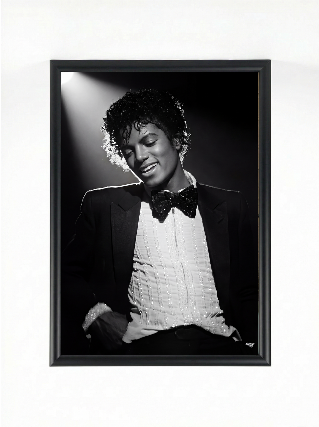 Michael Jackson — Billie Jean Era Black & White Fine Art Portrait Poster