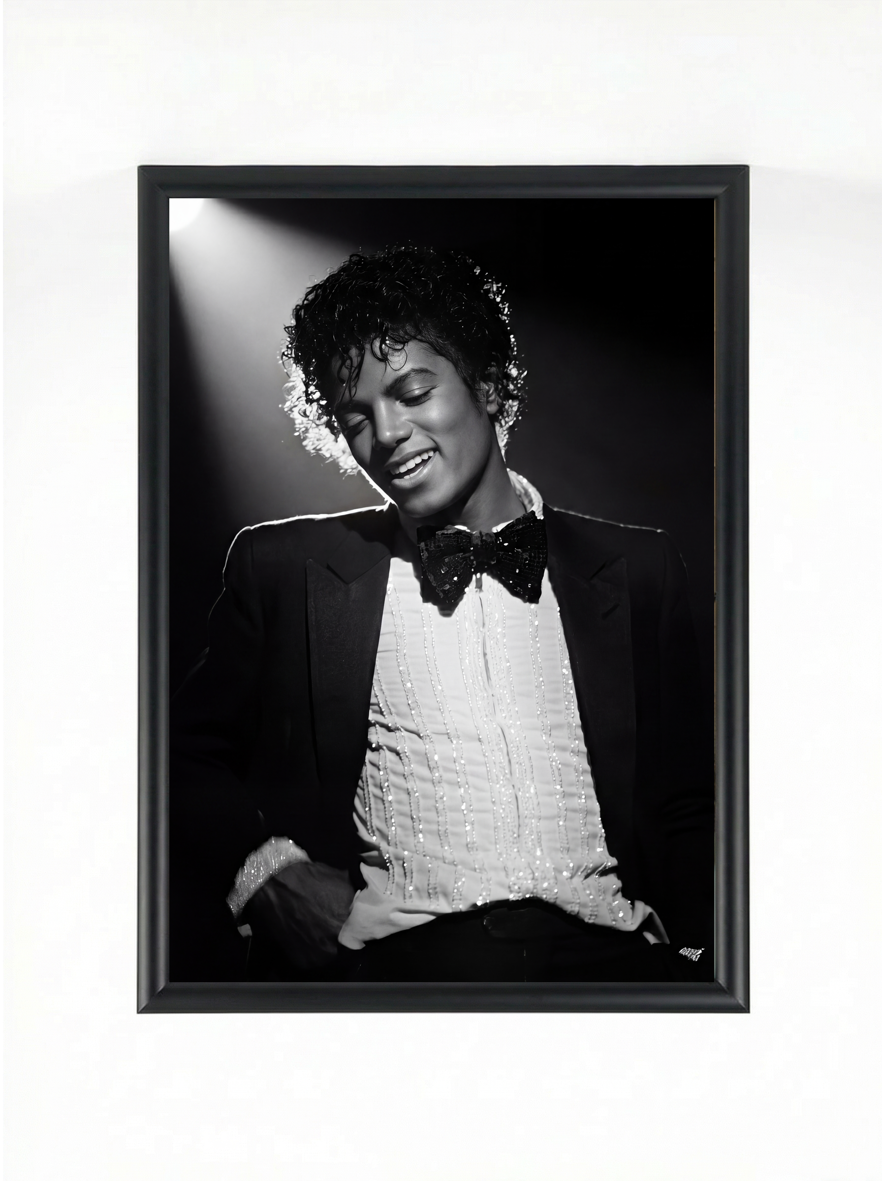 Michael Jackson — Billie Jean Era Black & White Fine Art Portrait Poster