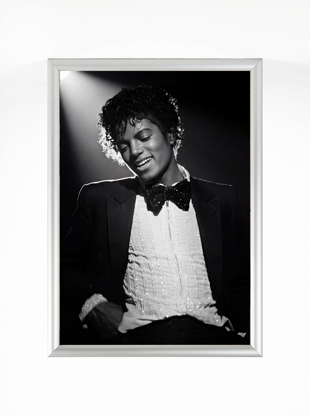 Michael Jackson — Billie Jean Era Black & White Fine Art Portrait Poster