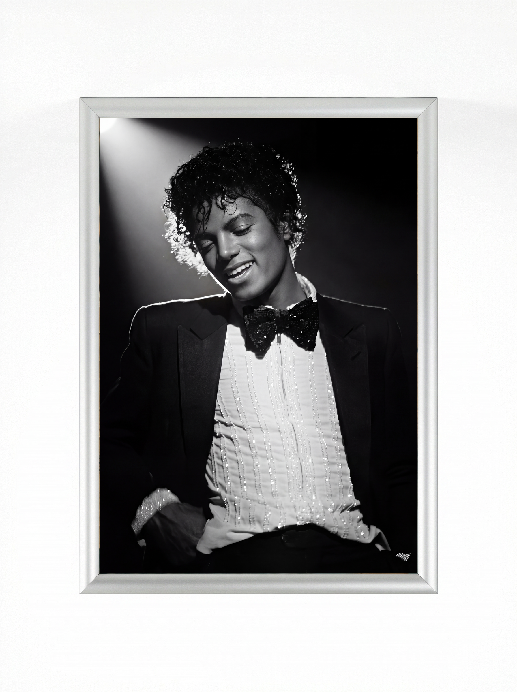Michael Jackson — Billie Jean Era Black & White Fine Art Portrait Poster