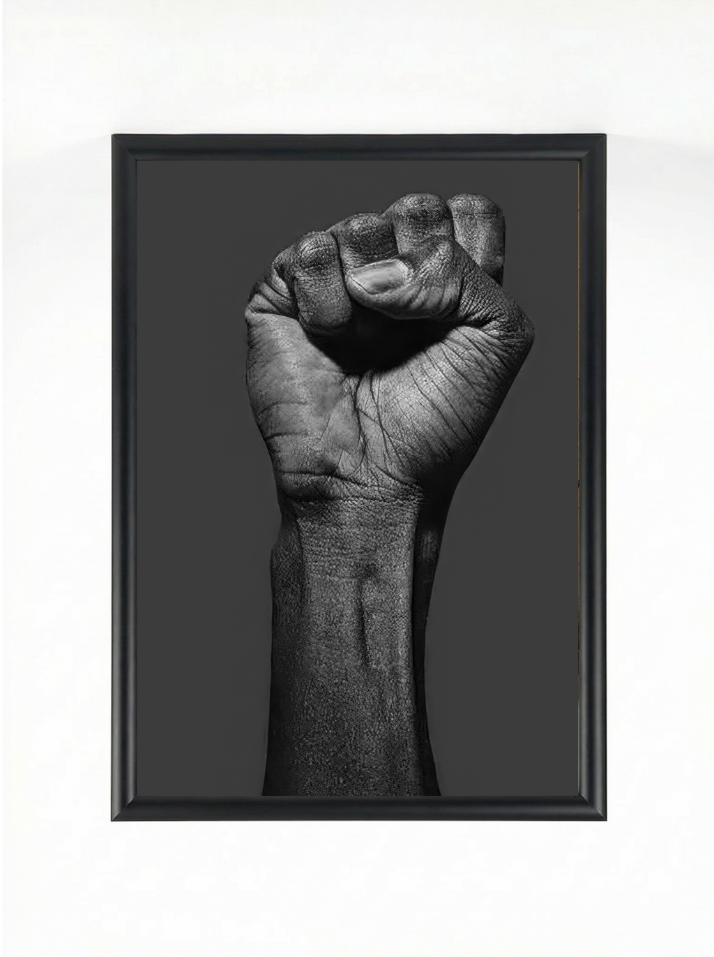 Raised Fist — Black Power Art Print | Framed Poster