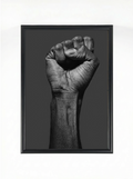 Raised Fist — Black Power Art Print | Framed Poster