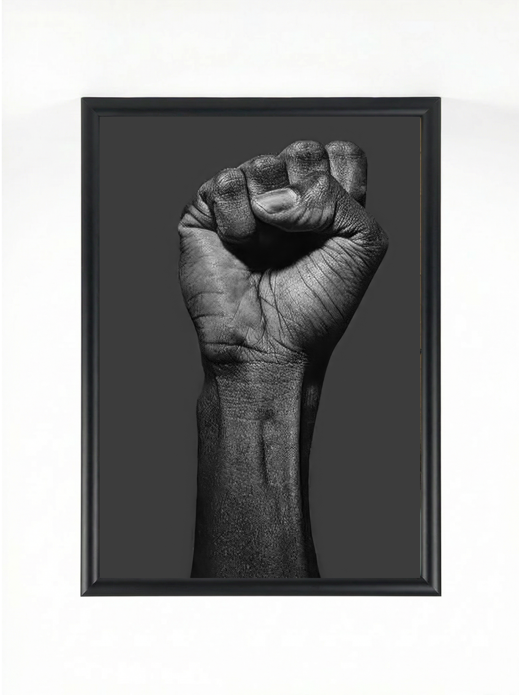 Raised Fist — Black Power Art Print | Framed Poster