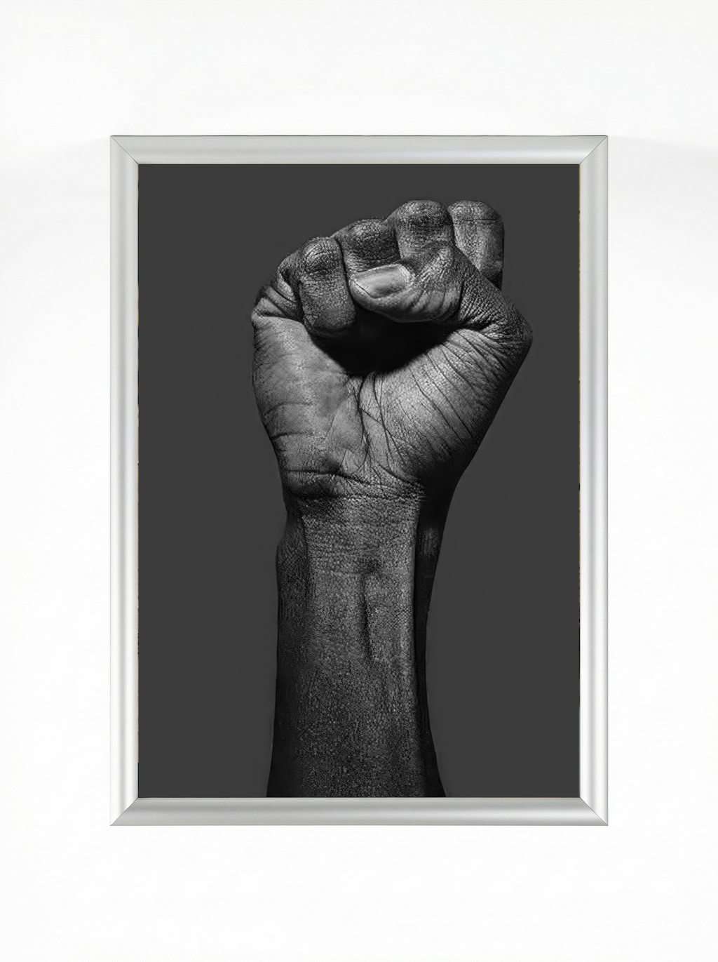 Raised Fist — Black Power Art Print | Framed Poster