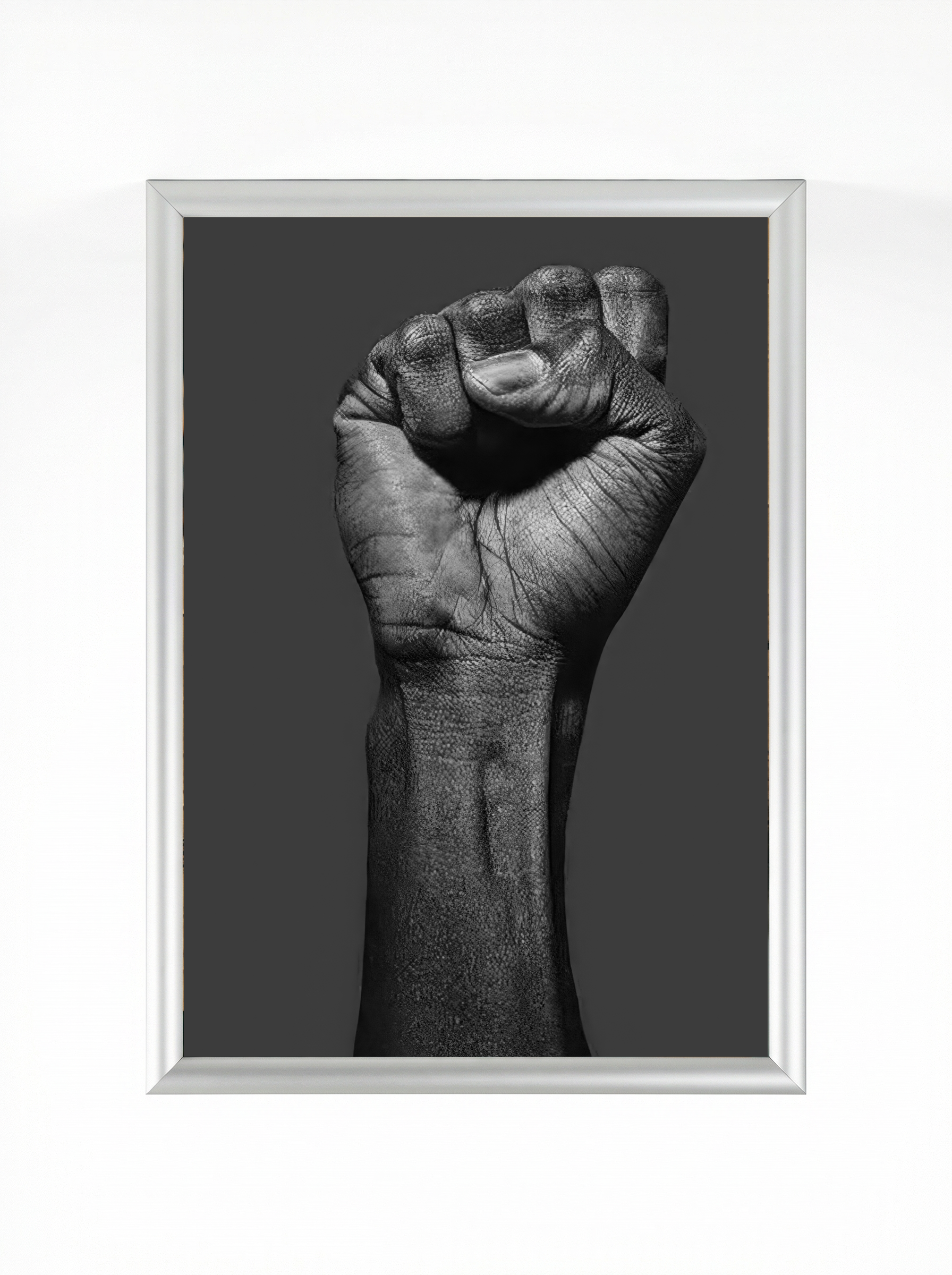 Raised Fist — Black Power Art Print | Framed Poster