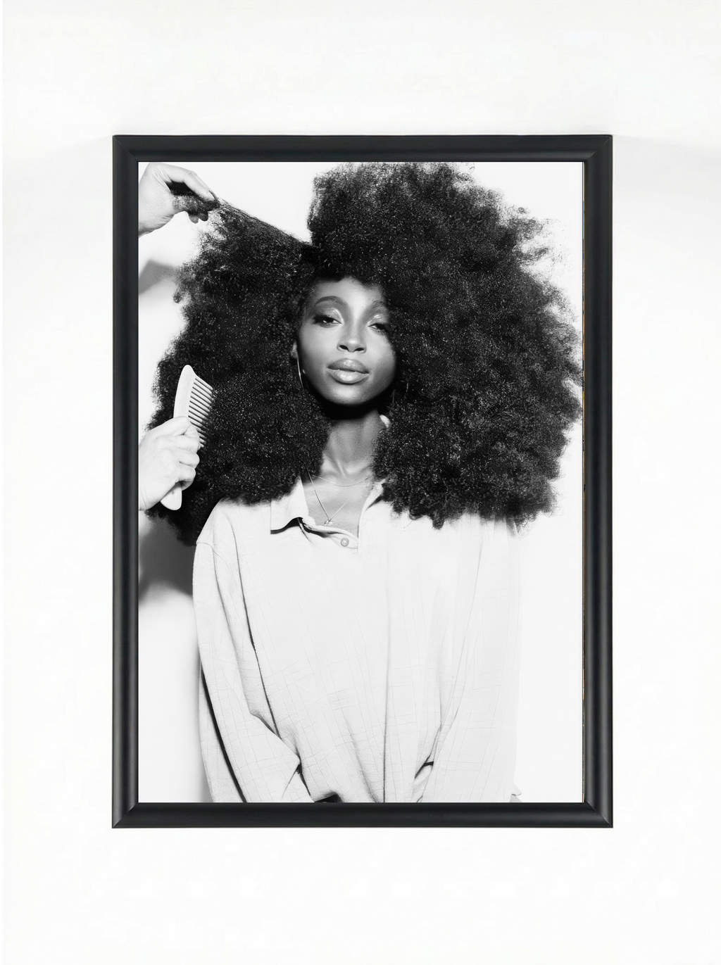Pick It Out — Afro Pride Editorial Art Print | Framed Poster