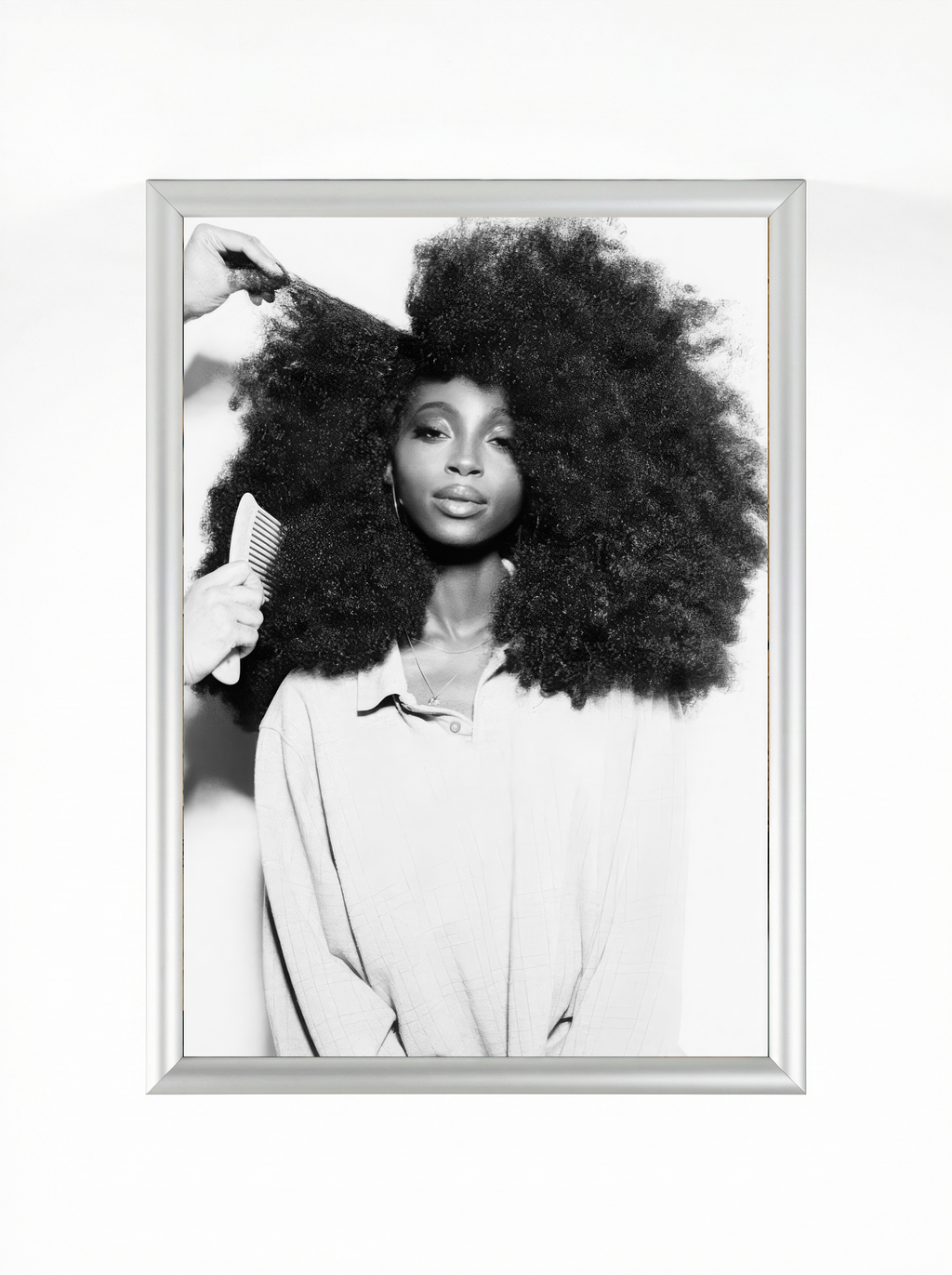 Pick It Out — Afro Pride Editorial Art Print | Framed Poster