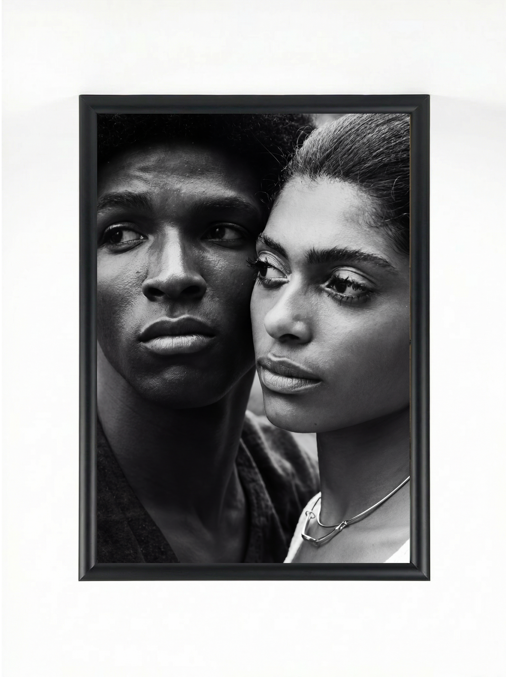 Black Love — Black & White Fine Art Portrait Poster