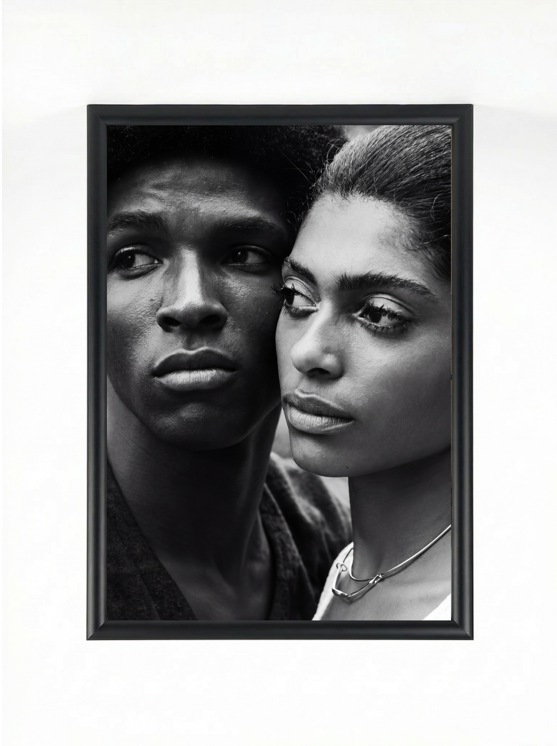 Black Love — Black & White Fine Art Portrait Poster