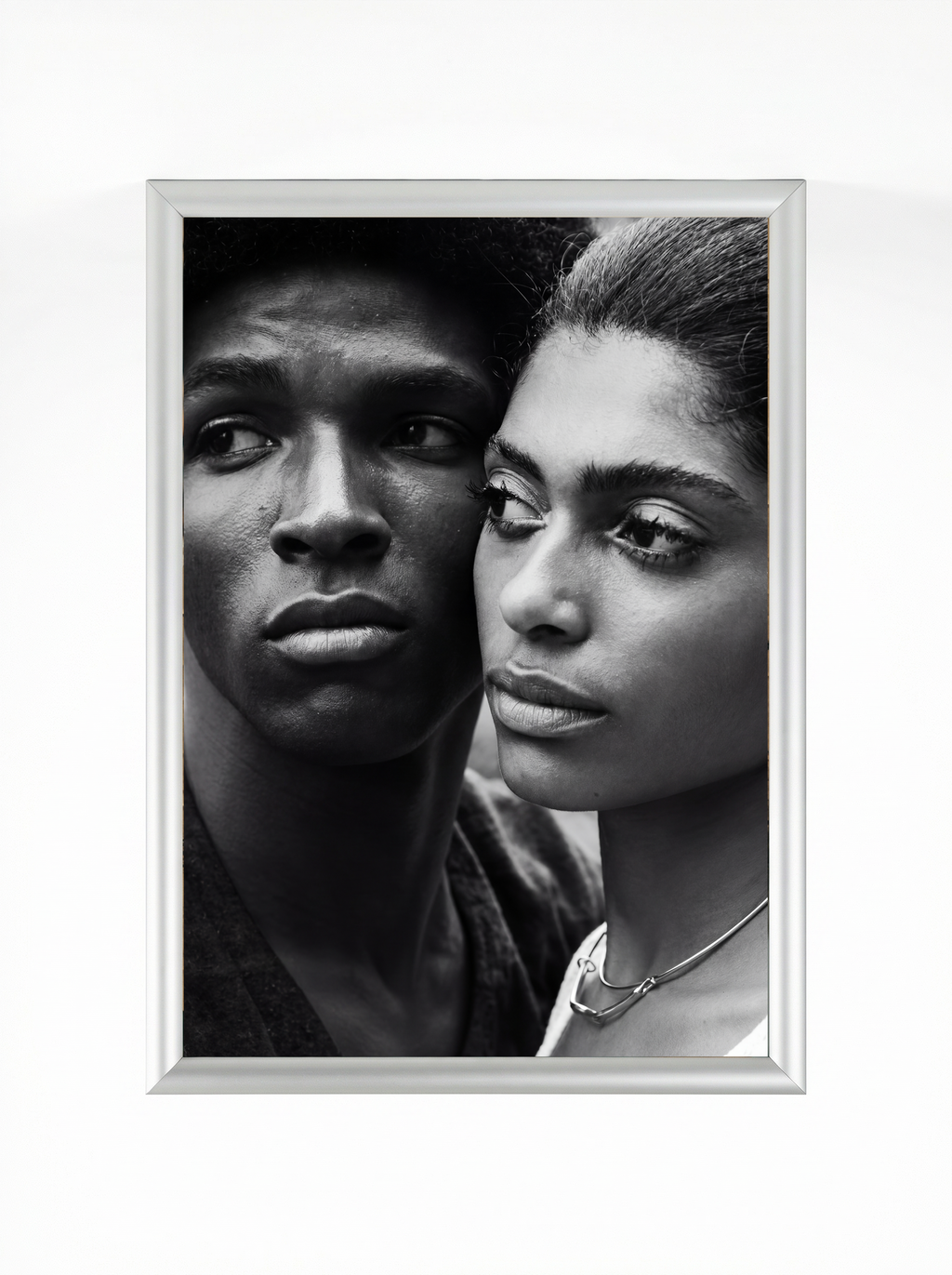 Black Love — Black & White Fine Art Portrait Poster