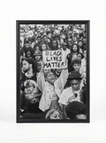 BLM Raised Fist Protest