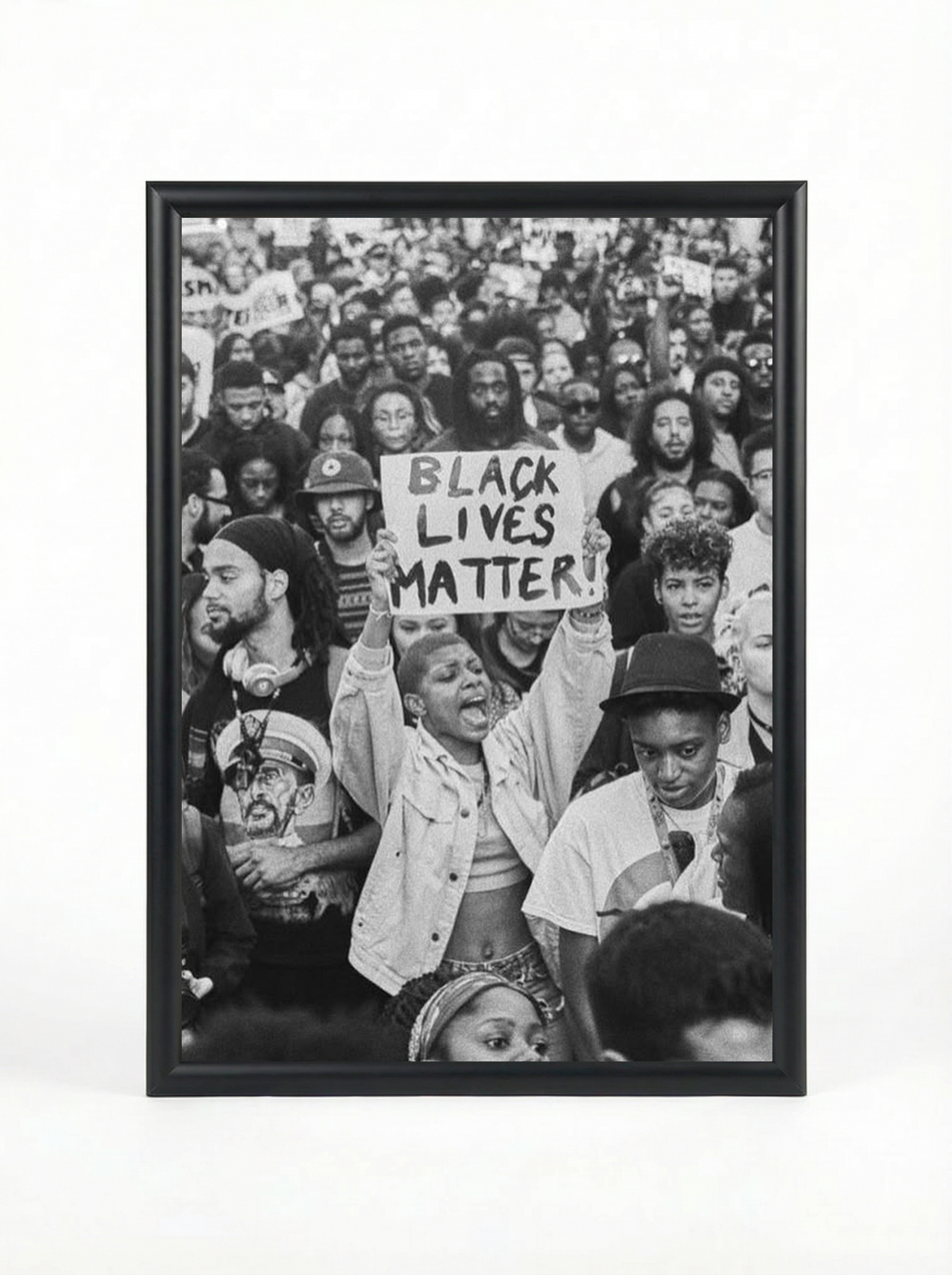 BLM Raised Fist Protest