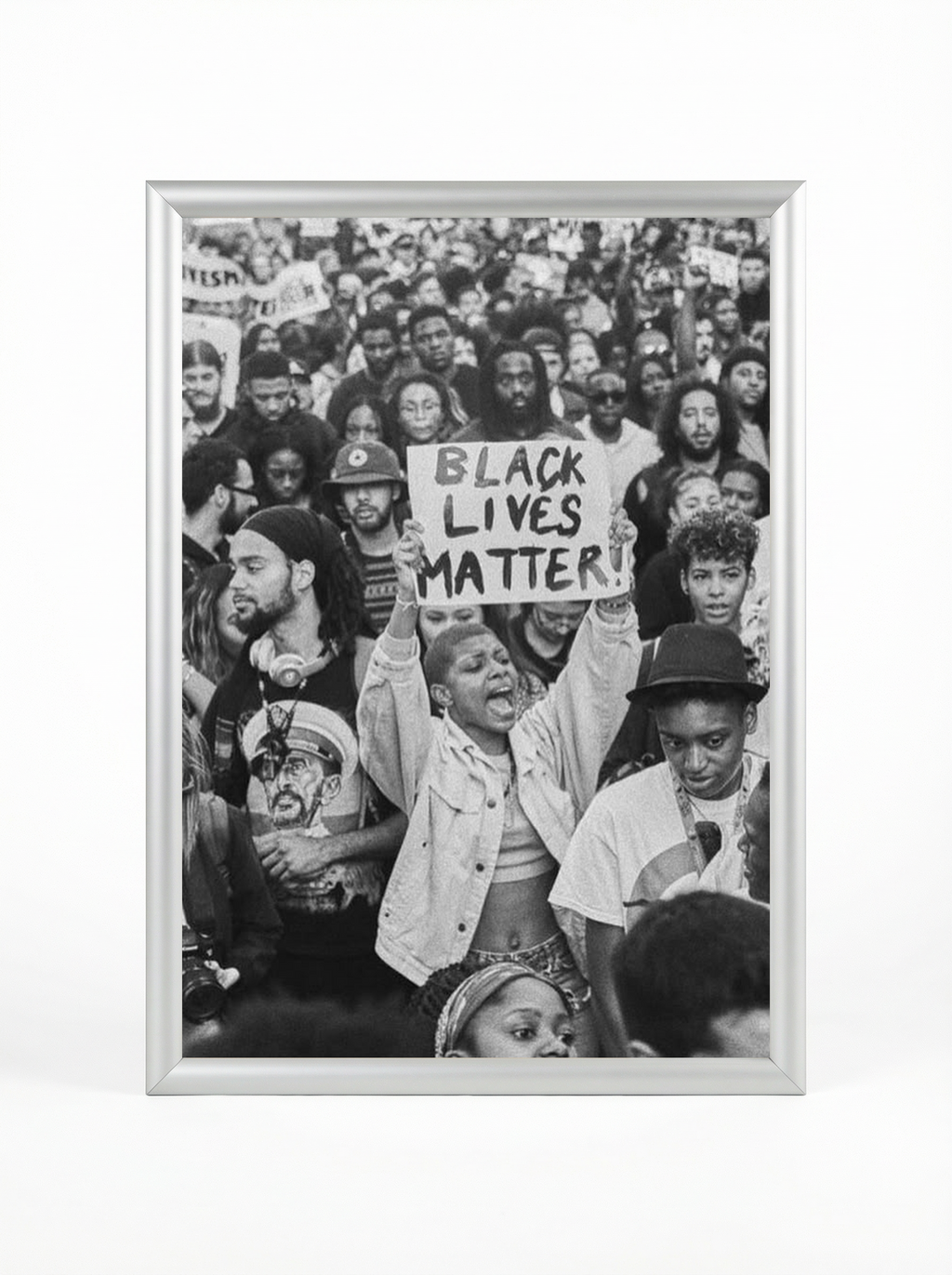 BLM Raised Fist Protest