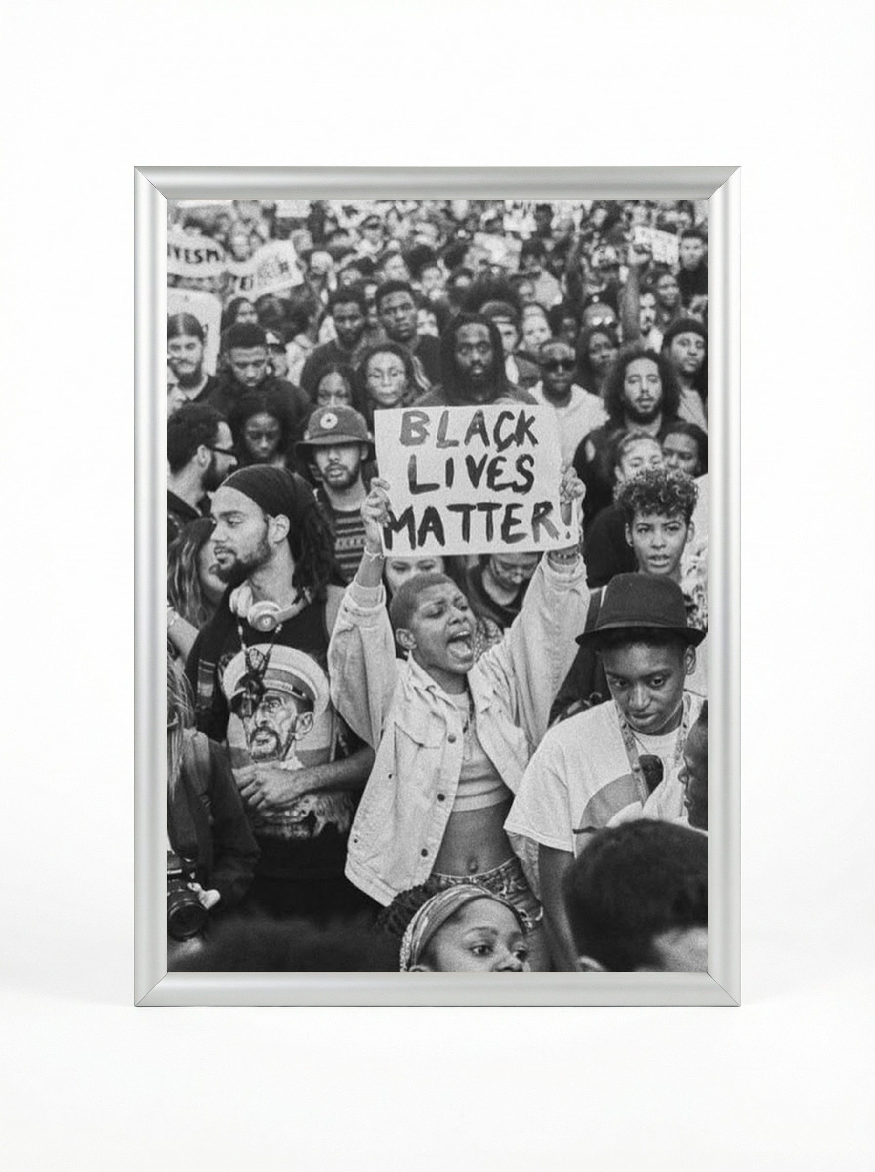 BLM Raised Fist Protest