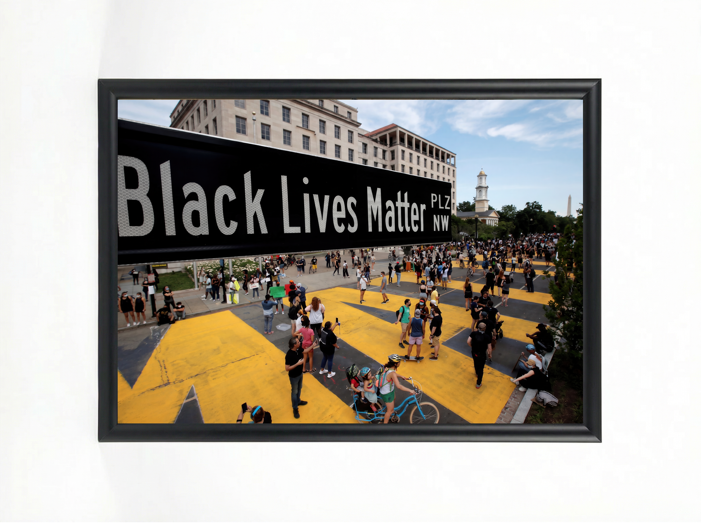 Black Lives Matter Plaza — Washington D.C. Framed Poster