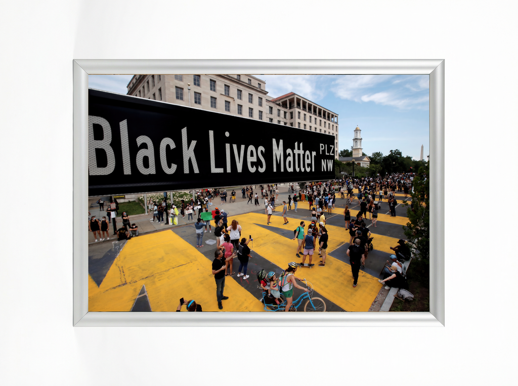Black Lives Matter Plaza — Washington D.C. Framed Poster