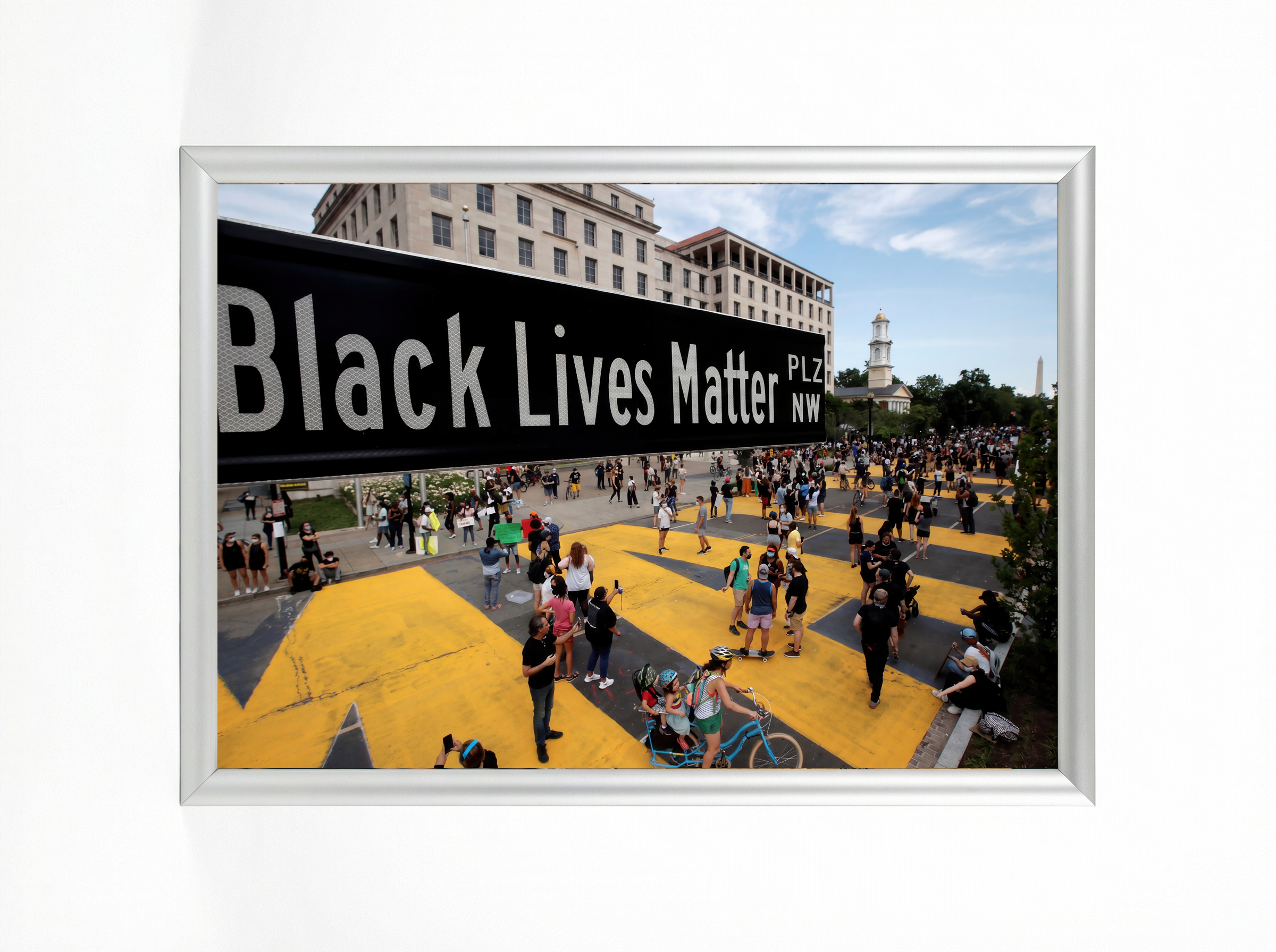 Black Lives Matter Plaza — Washington D.C. Framed Poster