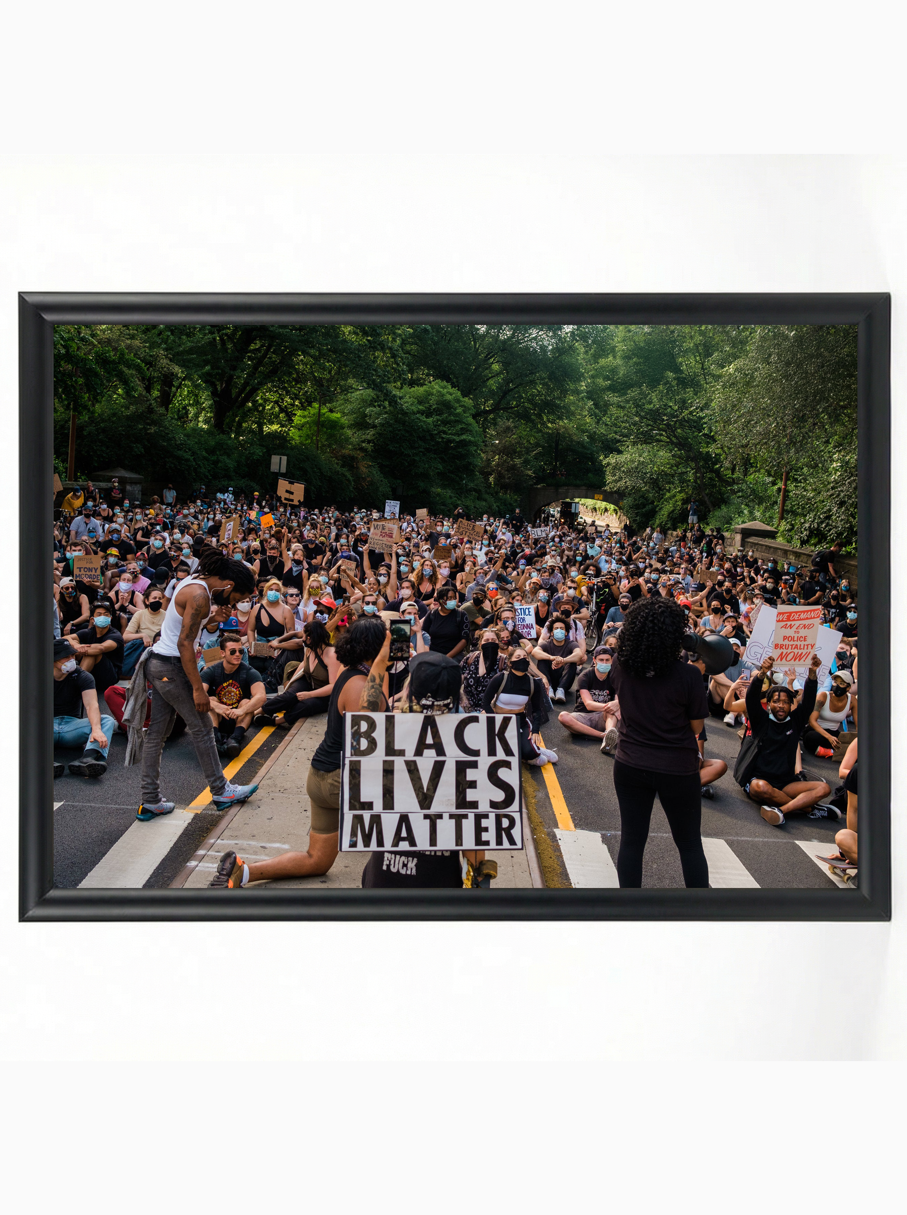 BLM Peaceful Sit-In Protest