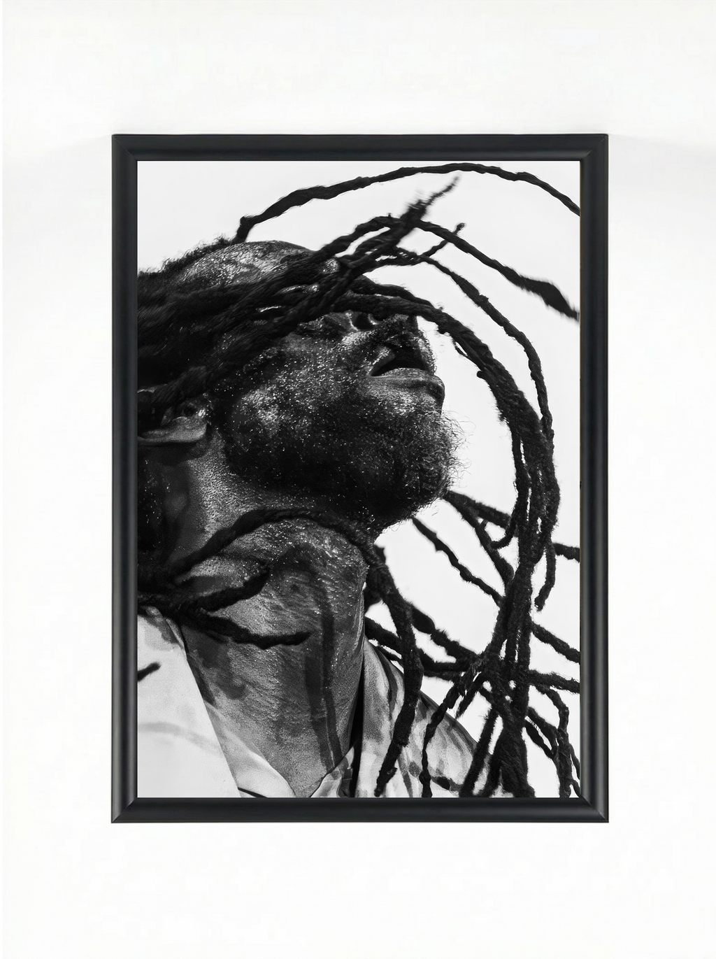 Buju Banton — Locs in the Light Art Print | Framed Poster