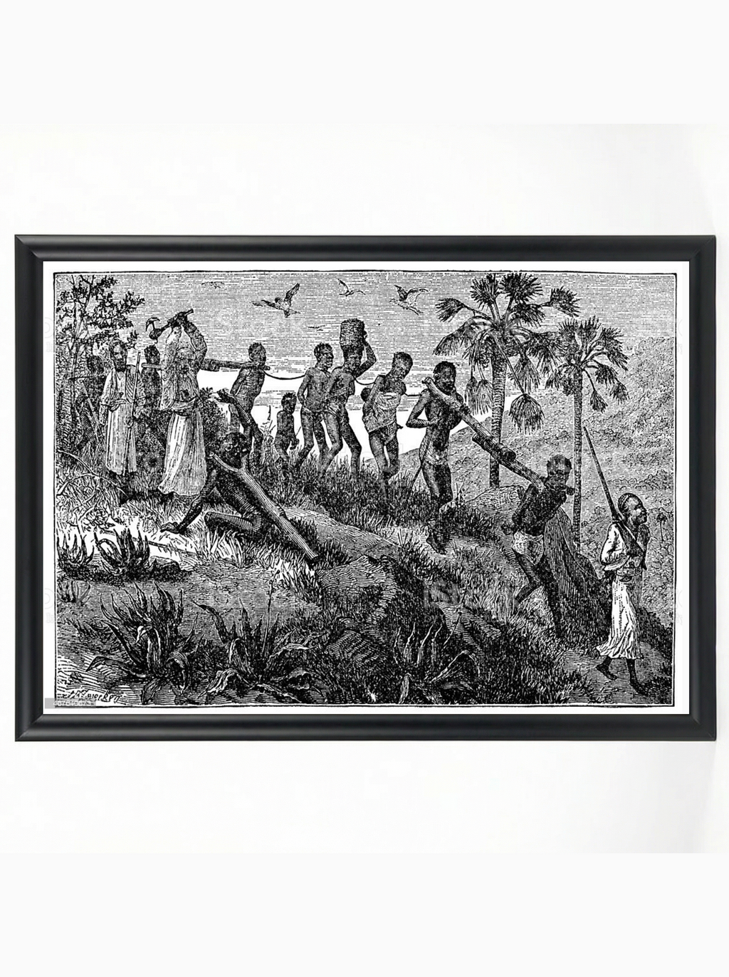 Slave Coffle: Yoked and Chained Through Africa