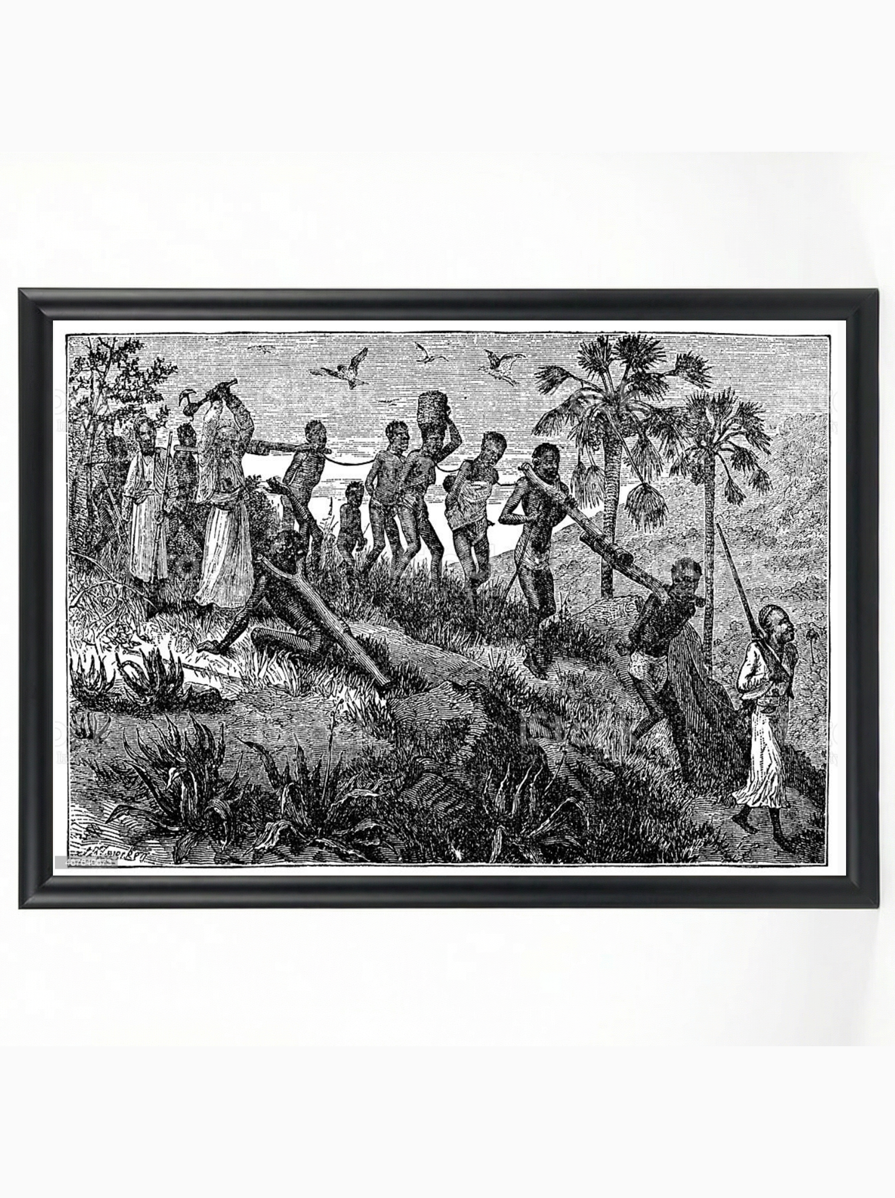 Slave Coffle: Yoked and Chained Through Africa