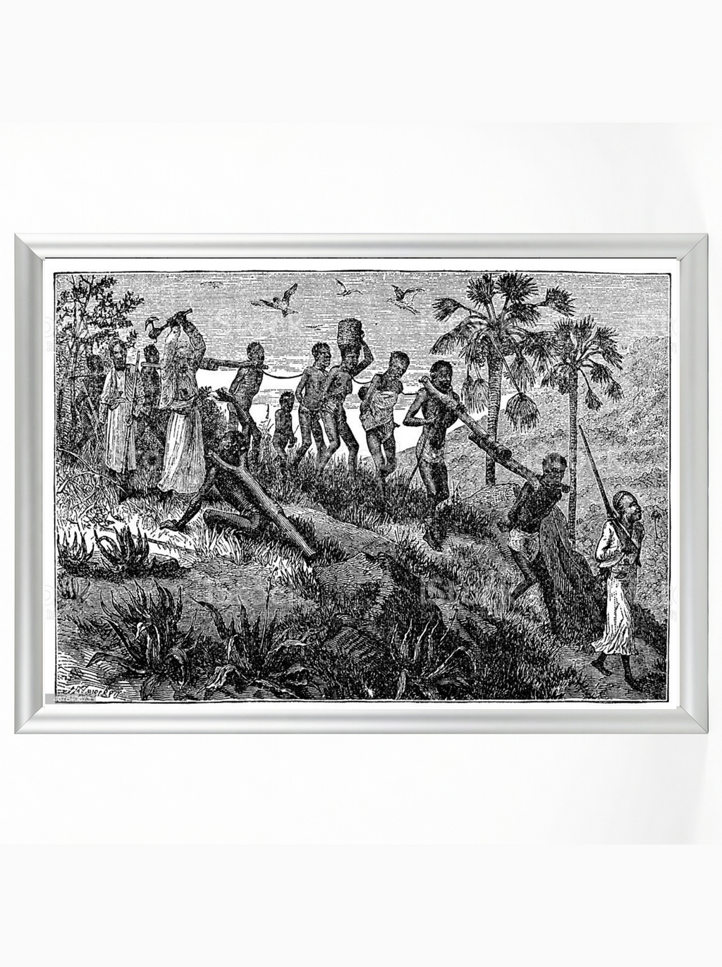 Slave Coffle: Yoked and Chained Through Africa