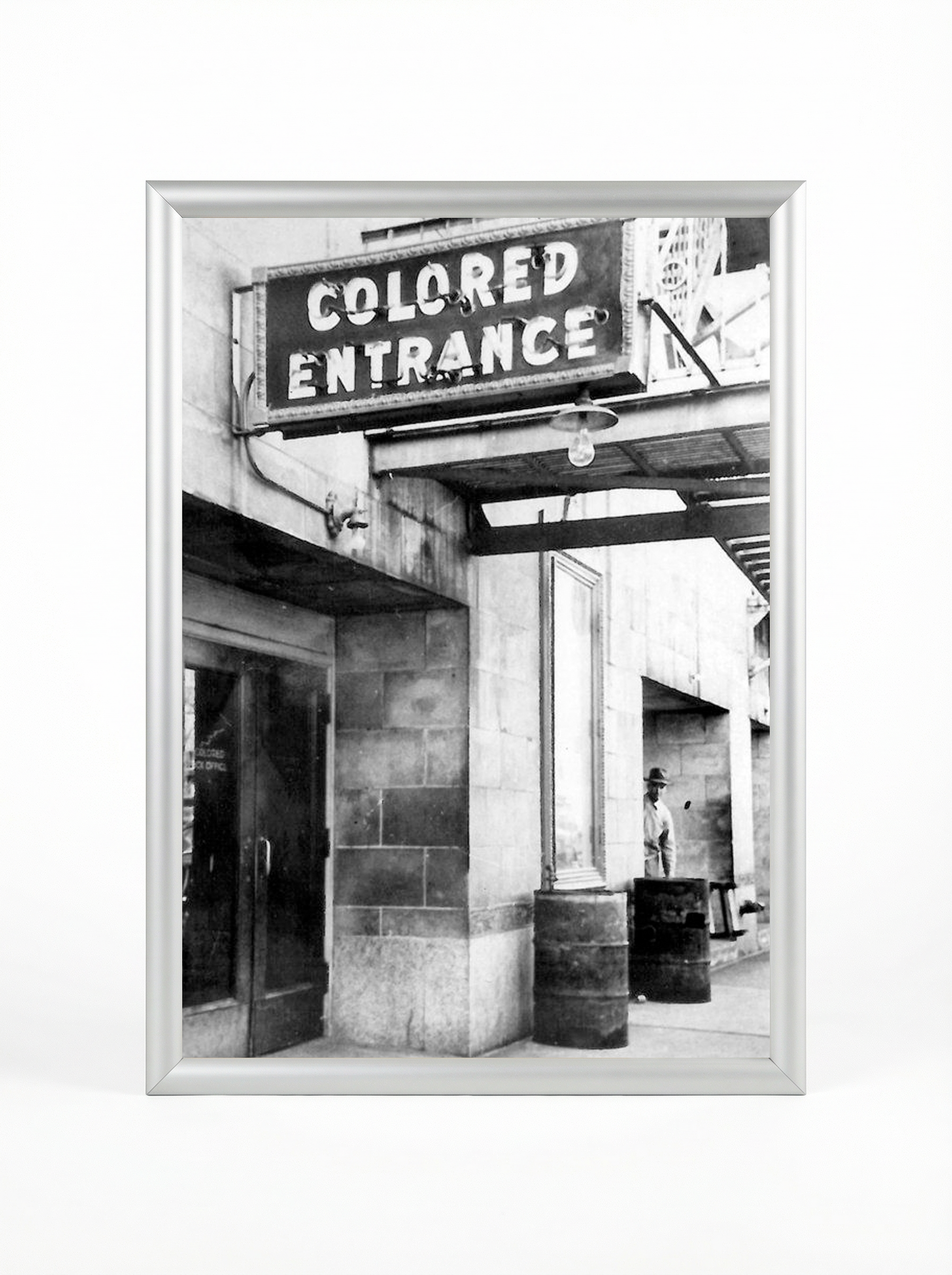 Colored Entrance: Jim Crow Segregated Doorway