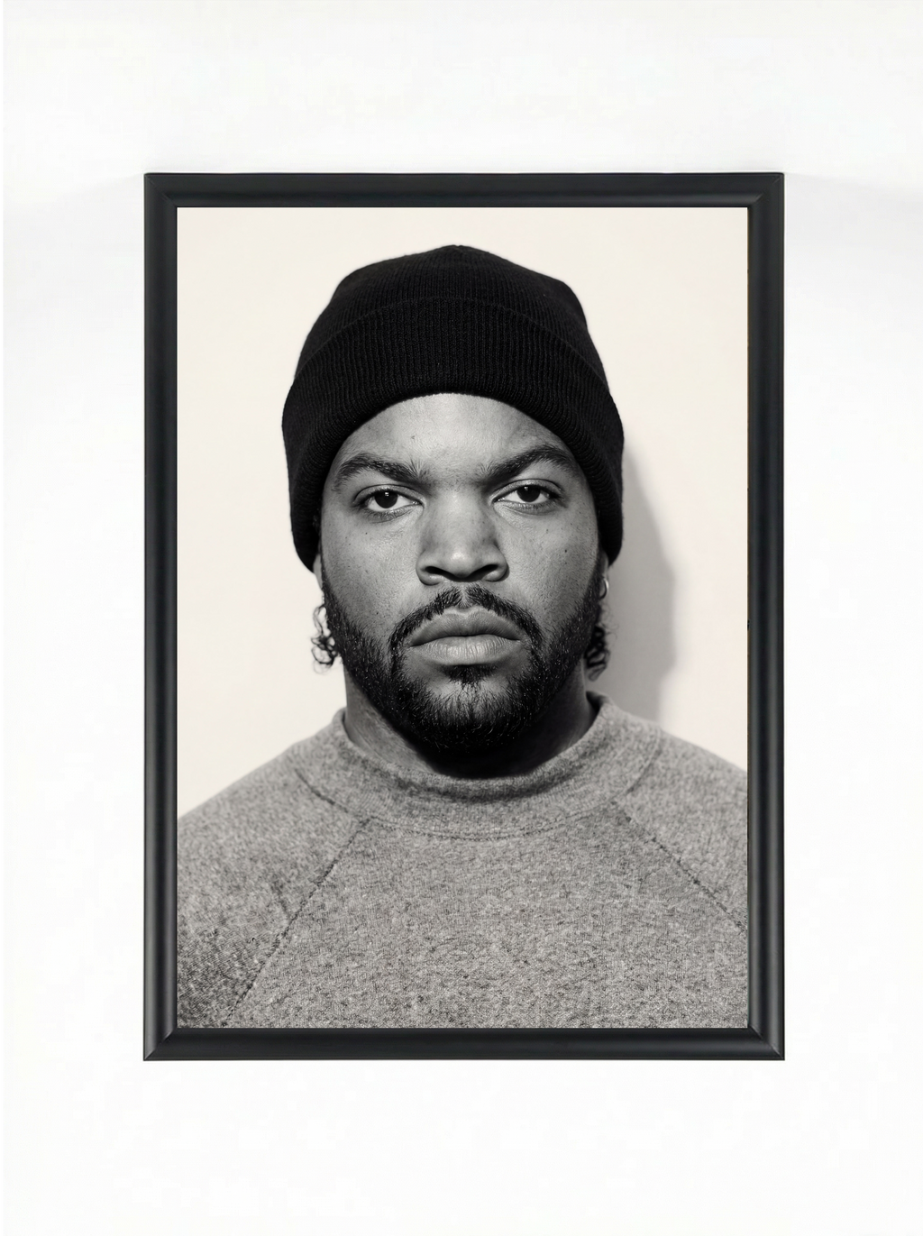 Ice Cube — Black & White Fine Art Portrait Poster