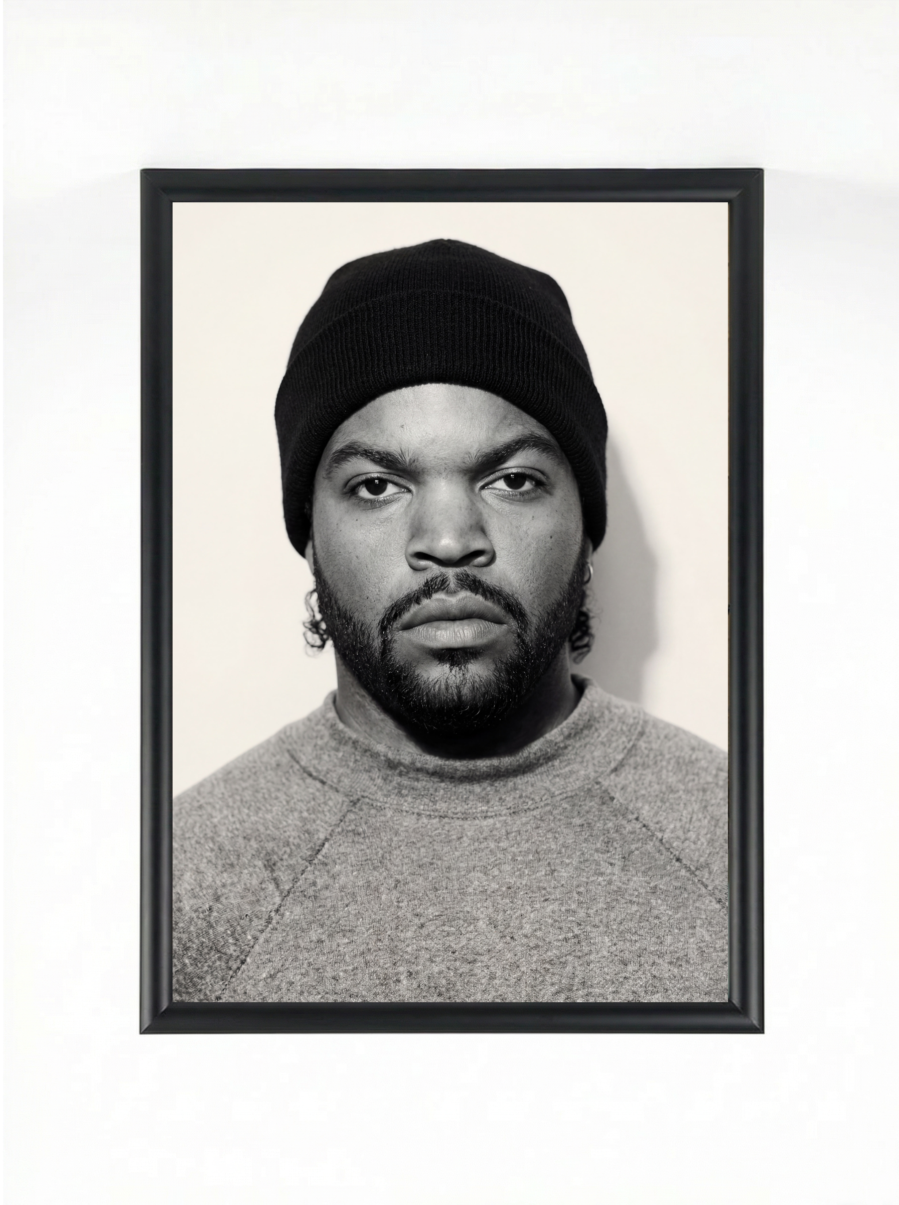 Ice Cube — Black & White Fine Art Portrait Poster