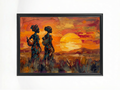 Day Ends – Colors of Africa Art Print