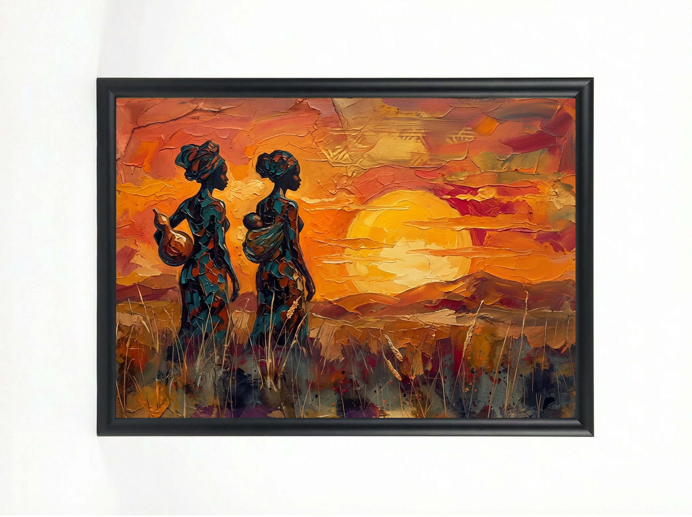 Day Ends – Colors of Africa Art Print