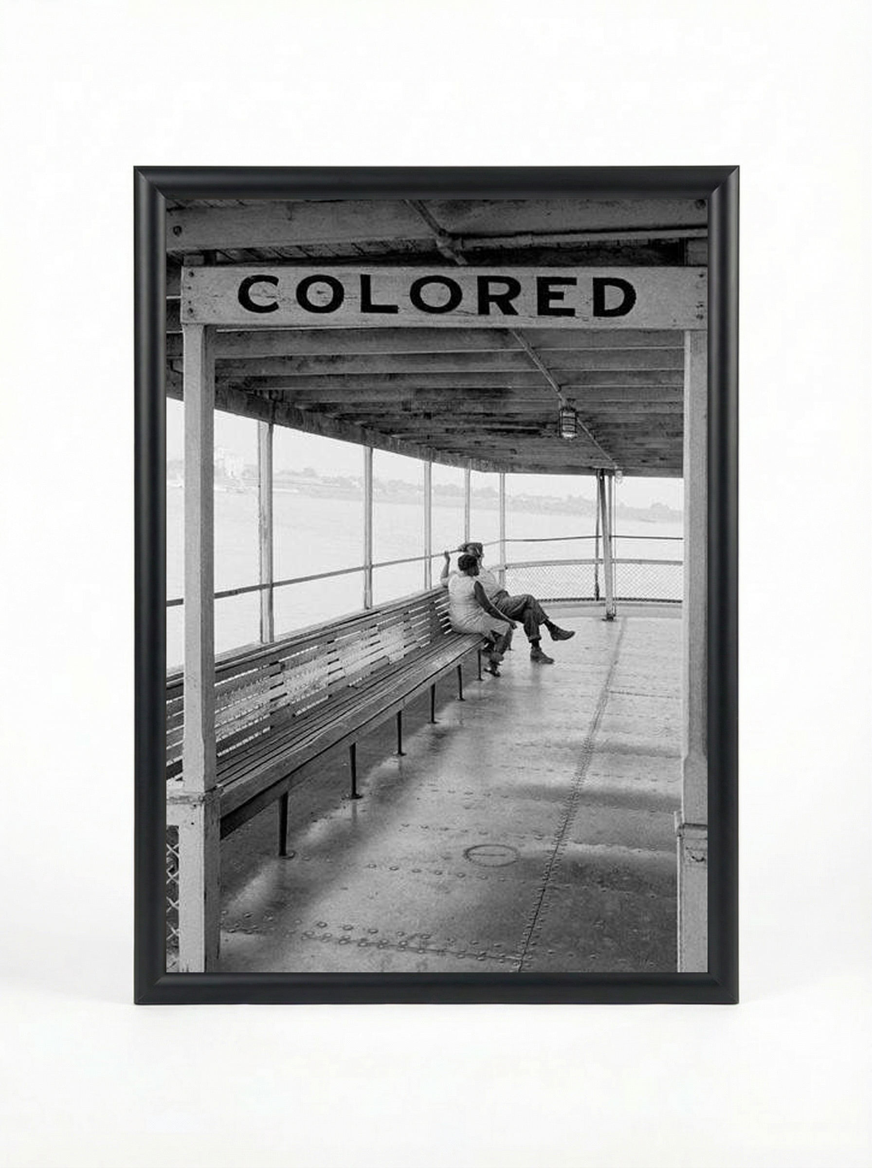 Colored Ferry Waiting Area: Segregated Seating