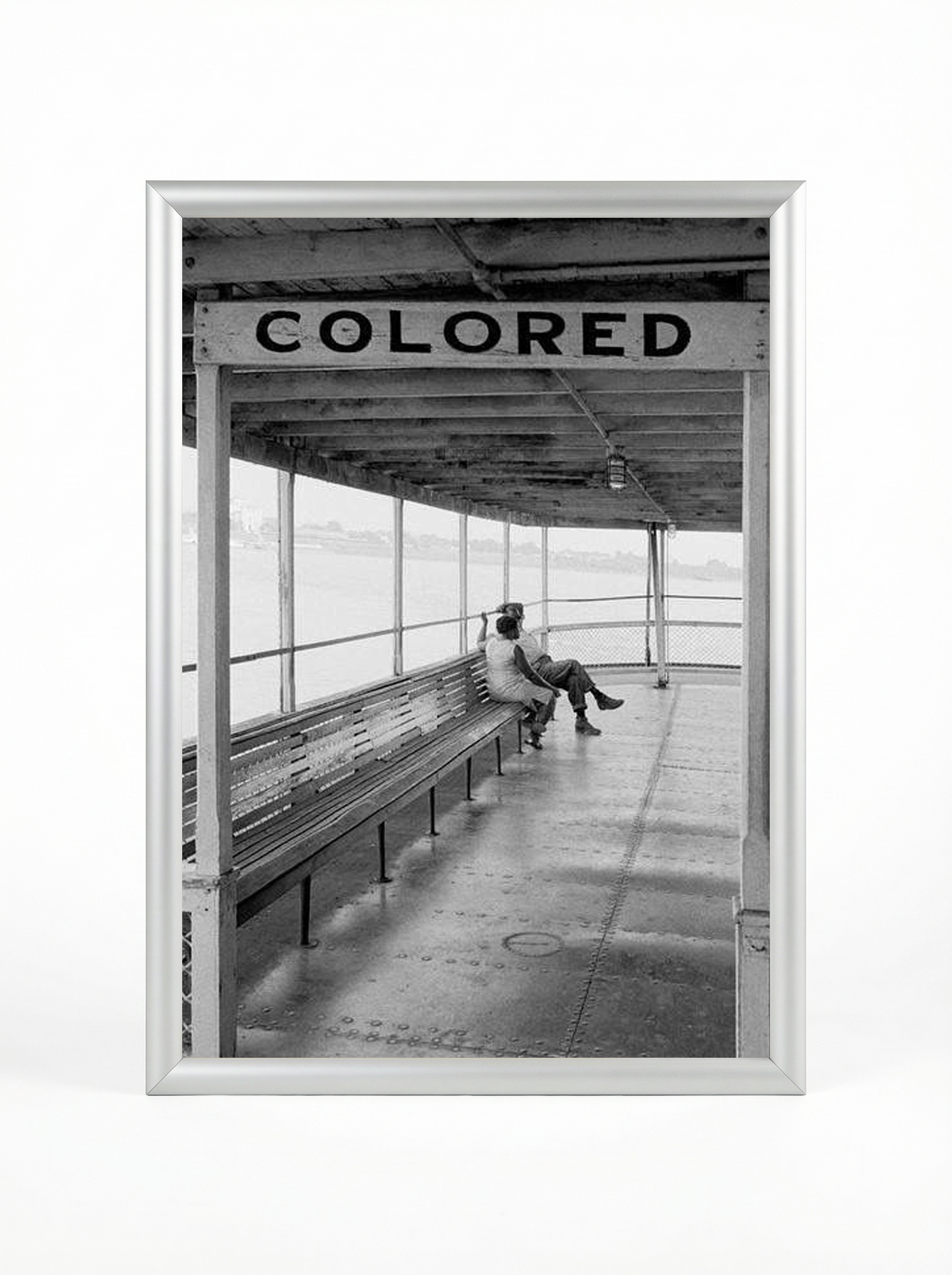 Colored Ferry Waiting Area: Segregated Seating