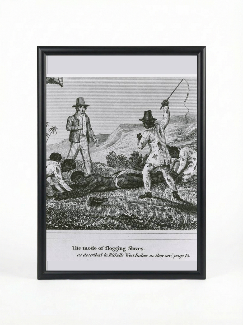 The Mode of Flogging Slaves: West Indies Brutality
