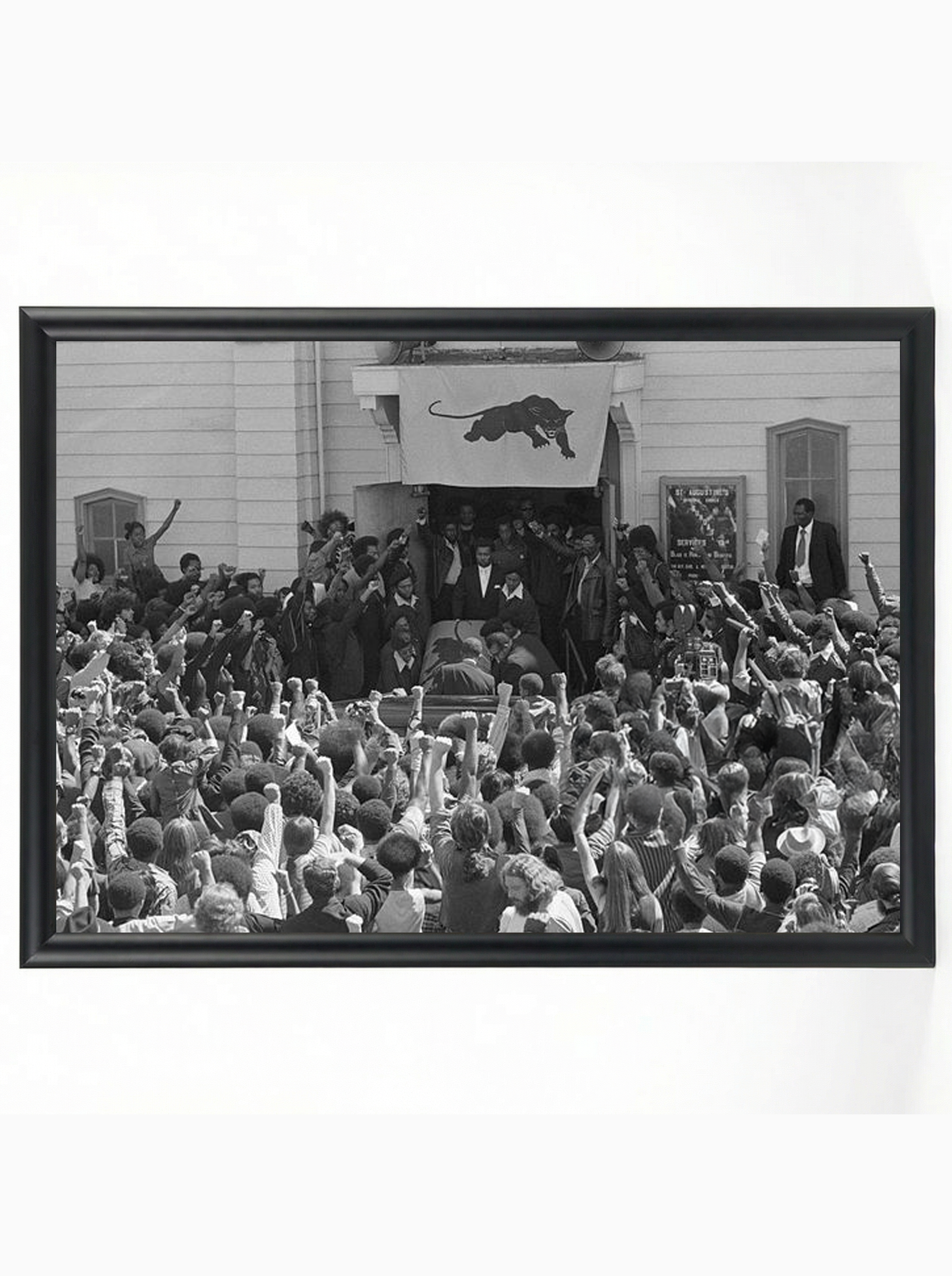 Black Panther Funeral: Community Rally and Solidarity