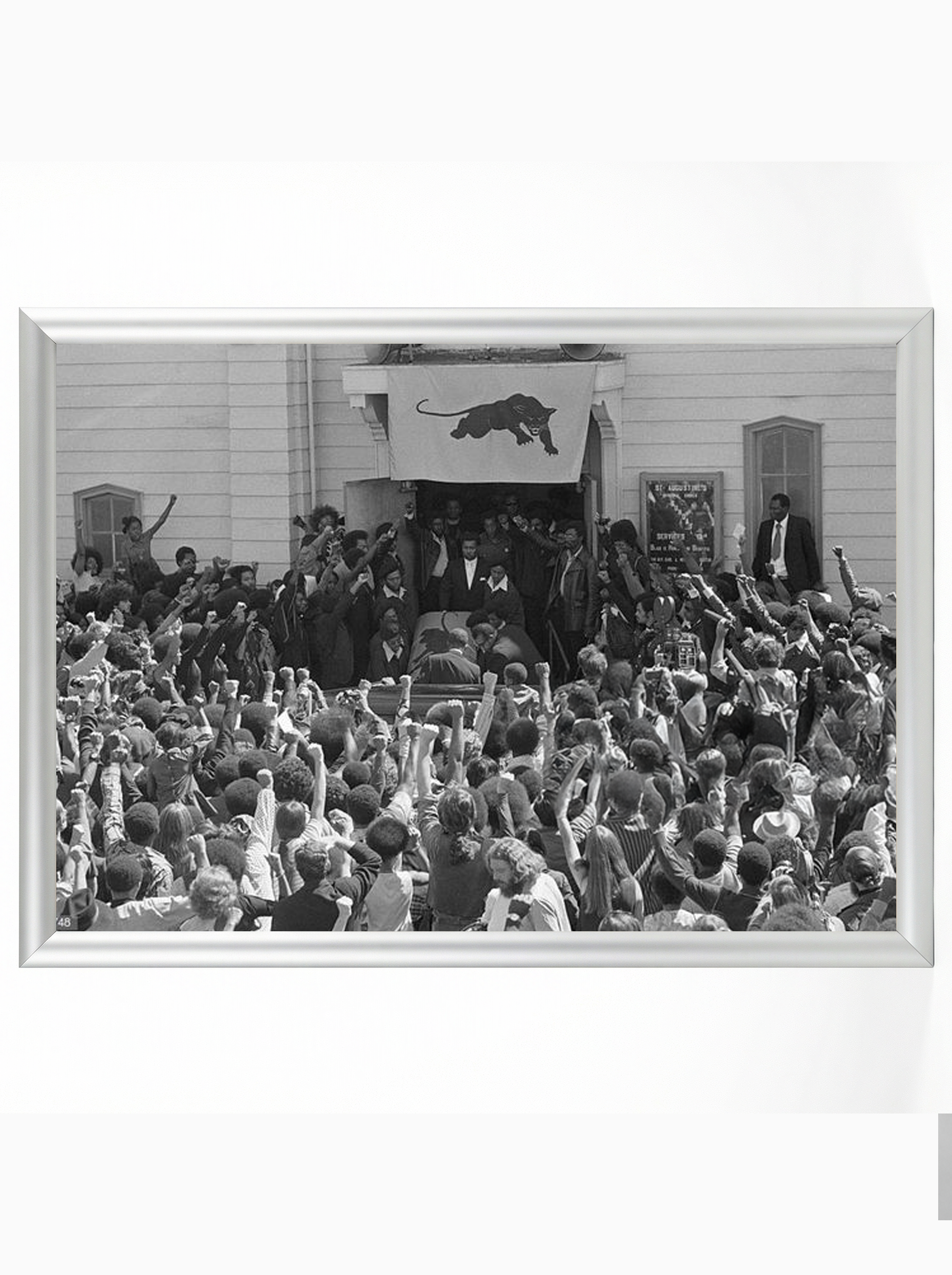 Black Panther Funeral: Community Rally and Solidarity