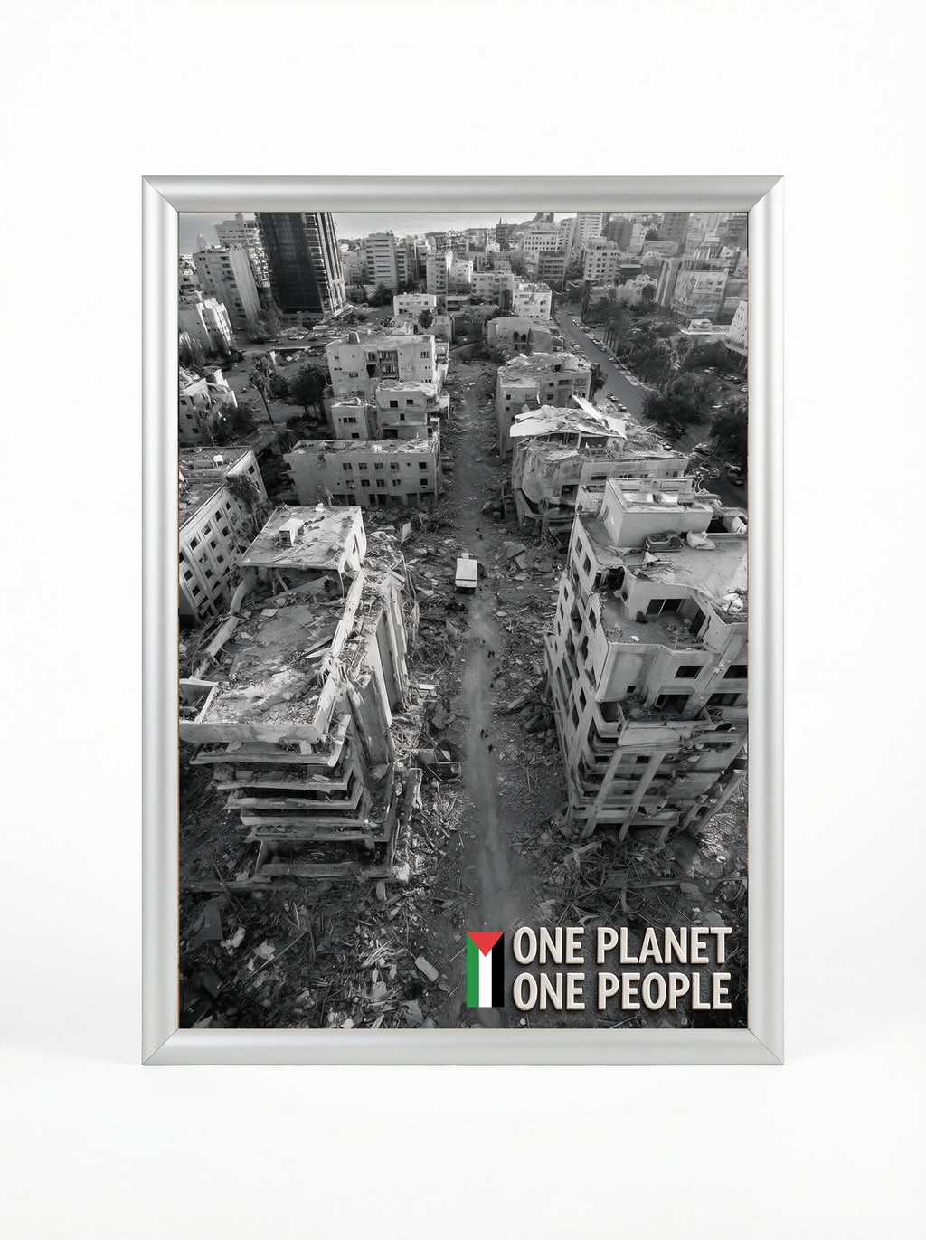 Gaza: One Planet One People | Historical Art Print | Framed Poster