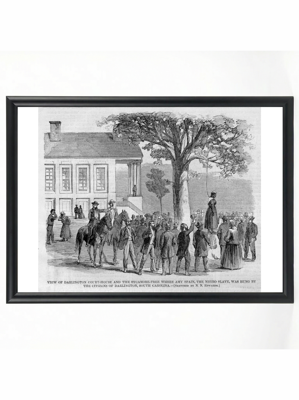 Amy Spain Lynching: Darlington Courthouse Sycamore Tree