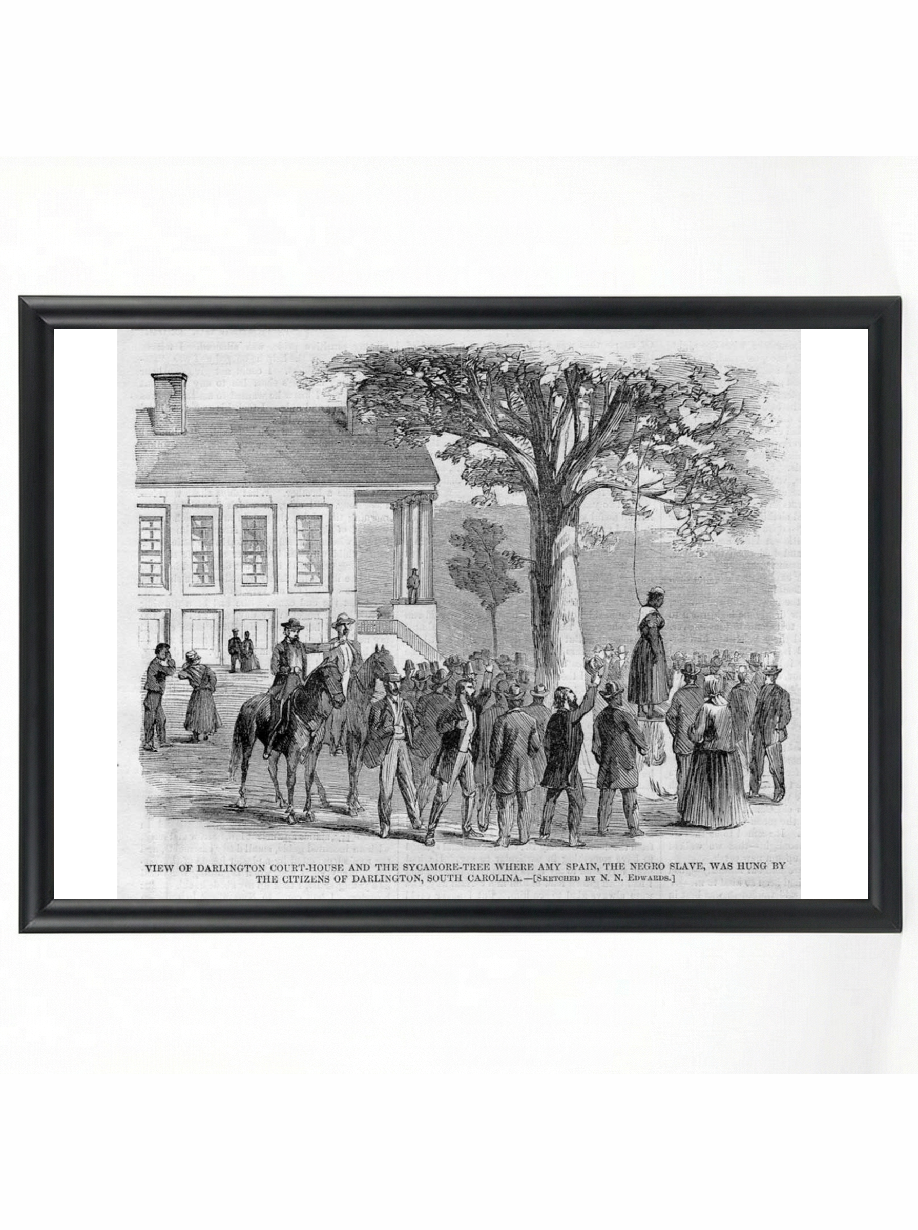 Amy Spain Lynching: Darlington Courthouse Sycamore Tree