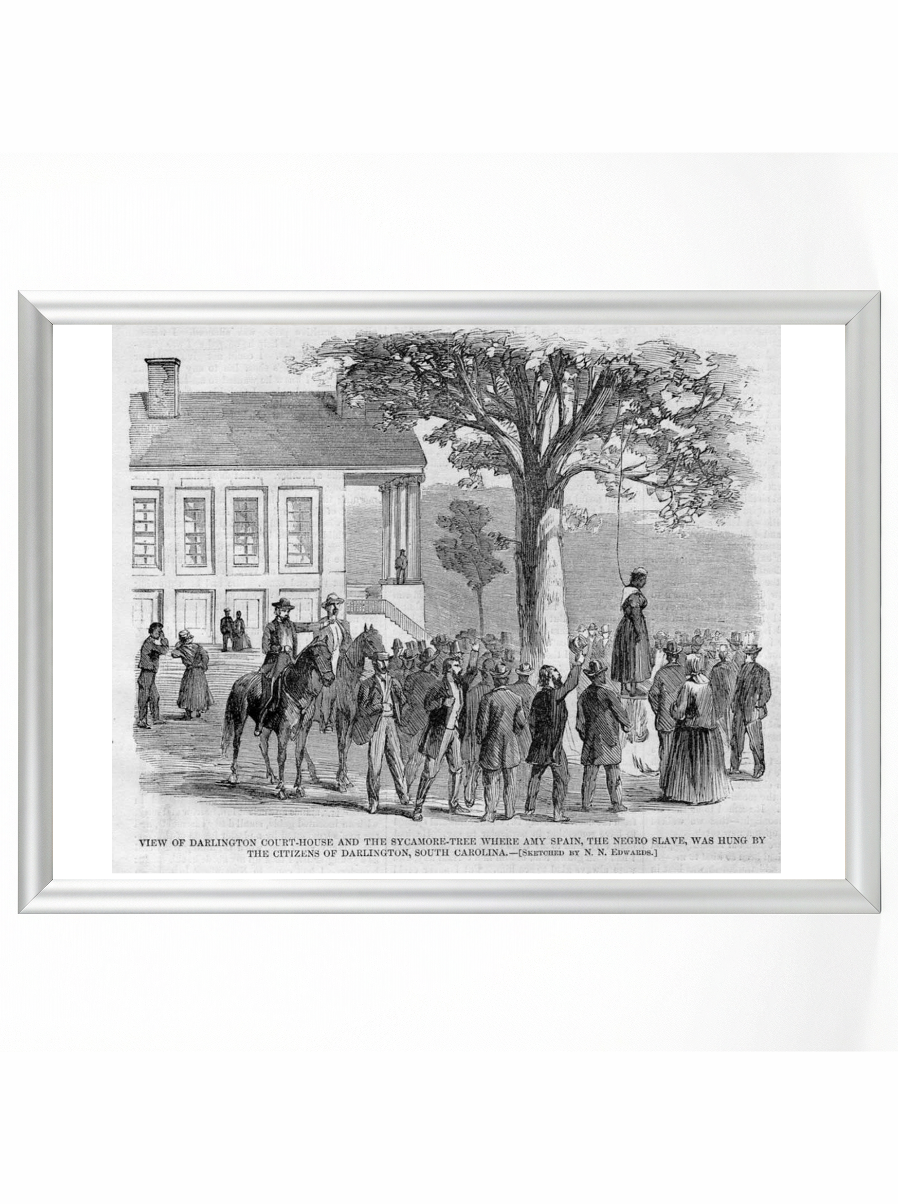 Amy Spain Lynching: Darlington Courthouse Sycamore Tree