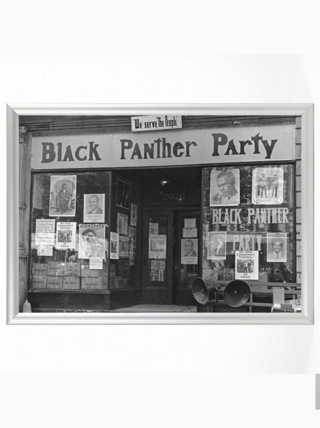 Black Panther Party Headquarters: We Serve the People