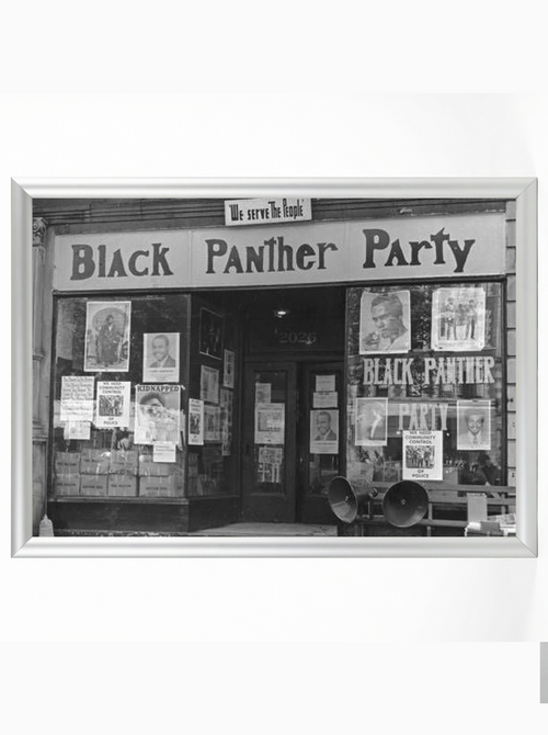 Black Panther Party Headquarters: We Serve the People