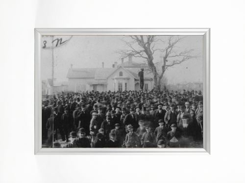 The Crowd Came to Watch — Public Lynching Photograph